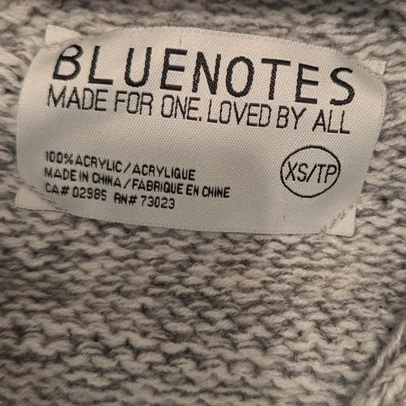 Bluenotes Cowichan Western Aztec Horse Knit Cardigan Shawl Collar XS - Picture 9 of 10